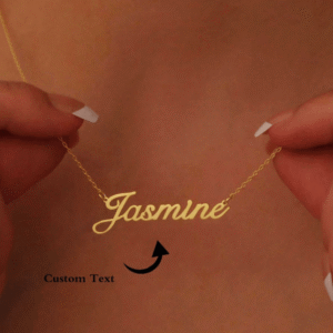 Custom Necklace – Gold